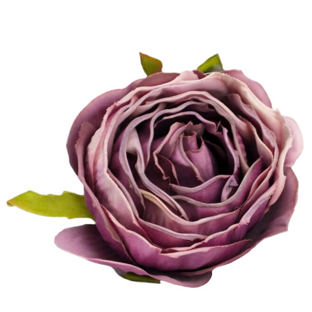 Rózsa fej 5,5cm - vintage mályva