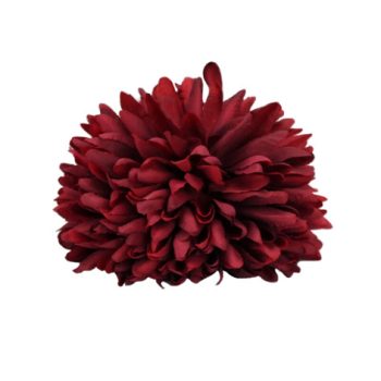 Krizantém fej 6cm x 5cm bordó