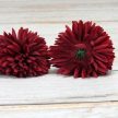 Krizantém fej 6cm x 5cm bordó
