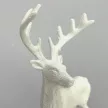 Csillámos fehér szarvas 11cm x 15cm
