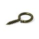 Csavaros akasztó bronz 10mm x 20mm / 6mm