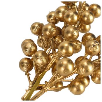 Arany bogyós ág 30cm x 9cm