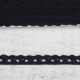 Pamut csipke fekete színű 1 cm x 91,4m