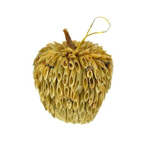 Natúr alma vastag fűszálakból 12cm