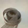 Juta szalag 4cm széles szürke