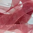 Organza szalag 13mm bordó