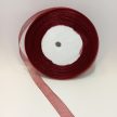 Organza szalag 13mm bordó