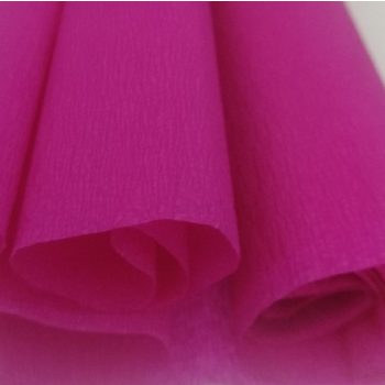 Krepp papír magenta 2m x 5cm