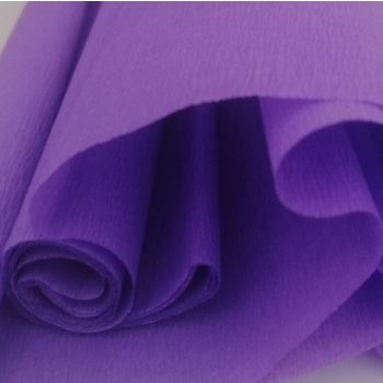 Krepp papír lila 2m x 50cm