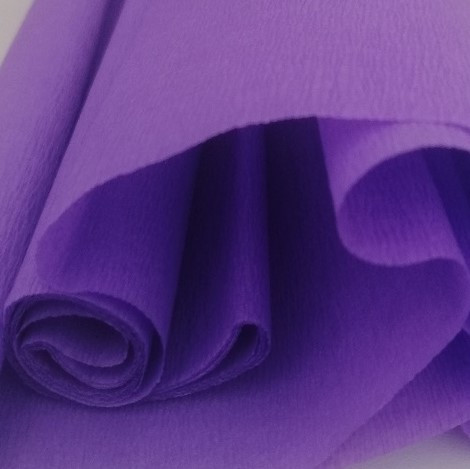 Krepp papír lila 2m x 50cm