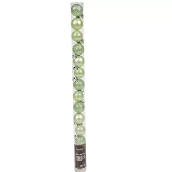 Műanyag gömb jeges menta 3cm 14db-os