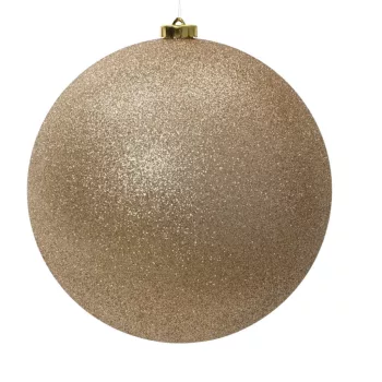 Műanyag gömb glitteres gyöngy 20cm