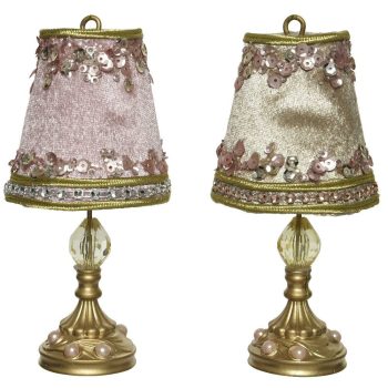 Lámpás bársony flitters 14cm