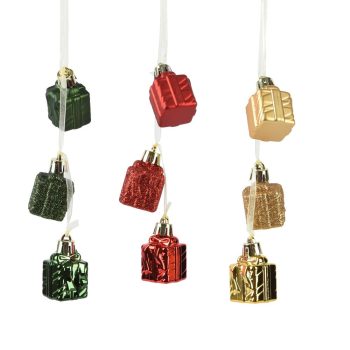 Ajndék doboz dísz műa. 4cm 3db-os