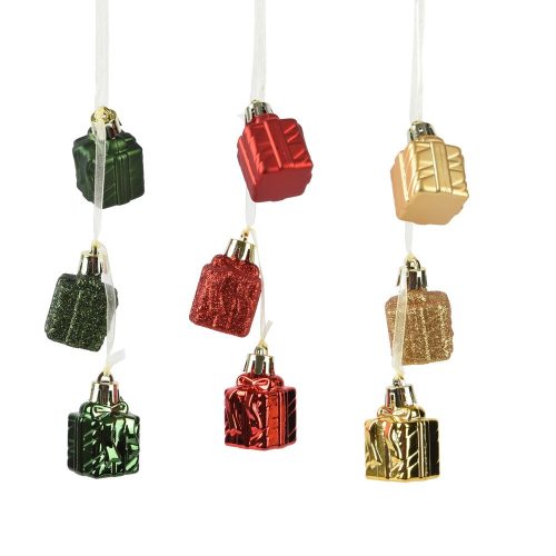 Ajndék doboz dísz műa. 4cm 3db-os