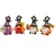 Orrszakáll halloween poly 5,5cm 4db-os csomag