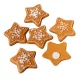 Mézeskalács csillag poly 3cm 6db-os
