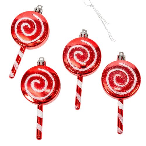 Nyalóka akasztós dísz műa 10cm 4db-os