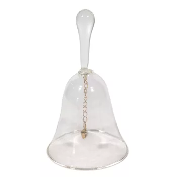 Üveg csengő 7x13cm