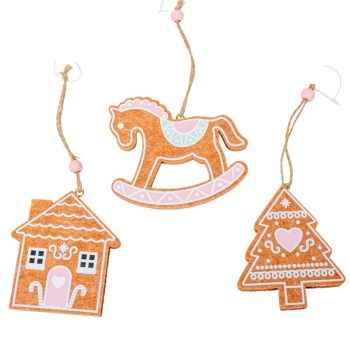 Mézeskalács figura filc aksztós 9cm