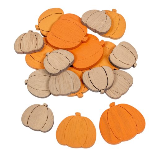Dísztök fa 3,5-4-4,5cm 18db-os 