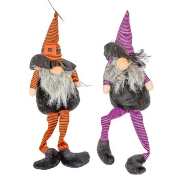 Halloween orrszakáll lógólábú textil 22cm