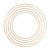Fém karika arany 20-40cm 5db-os csomag