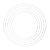 Fém karika fehér 20-40cm 5db-os