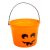 Halloween dekor vödör műanyag 22x17cm
