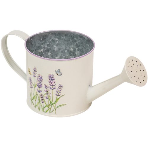 Bádog kanna levendulás M11x12x27cm