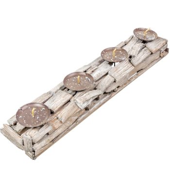 Adventi 4-es fa alap szürke 60cm