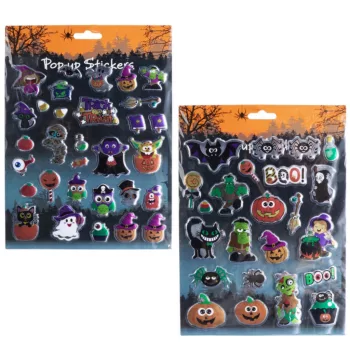 Halloween matrica mix 16x19cm