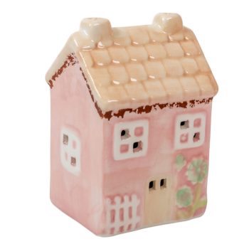 Házikó fényes ker. rózsaszín M11cm