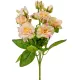Rózsacsokor 7 virágos krém-pink 30cm