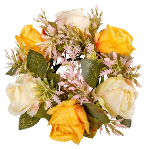 Rózsa koszorú D25cm 36db/#