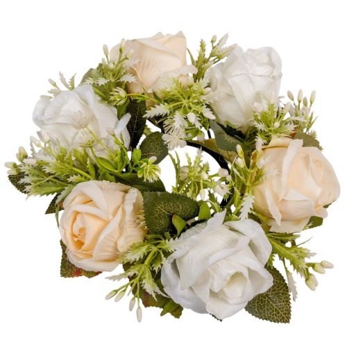 Rózsa koszorú D28cm 36db/#