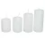 Matt adventi gyertya 70, 80, 100, 120x50mm fehér 4db/csom (csom ár)