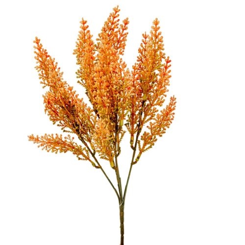 Díszítő 5ágú narancs sárga M35cm 60db/#