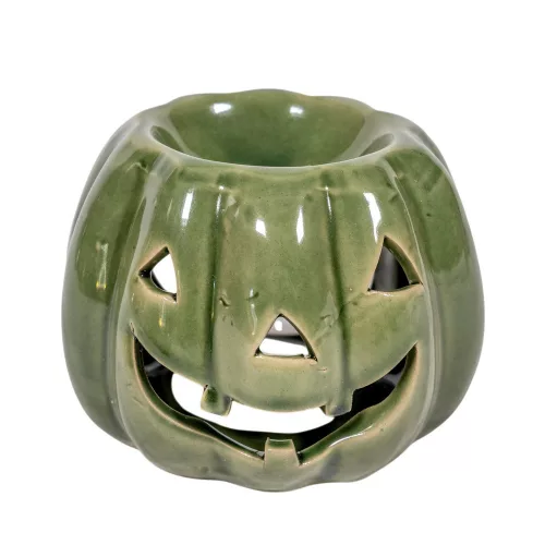Halloween tök párologtató ker. zöld M8x10cm