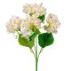 Hortenzia csokor 5v. ivory M47cm 24db/#