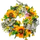 Napraforgós koszorú pillangókkal D40cm
