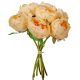 Rózsa köteg 7v. világosbarack M25cm 12db/#