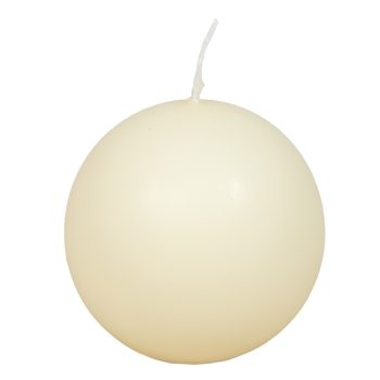 Matt gömb gyertya 80mm ecru