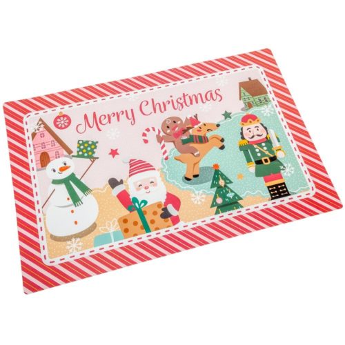 Alátét karácsonyi mintával műa. 43x28cm