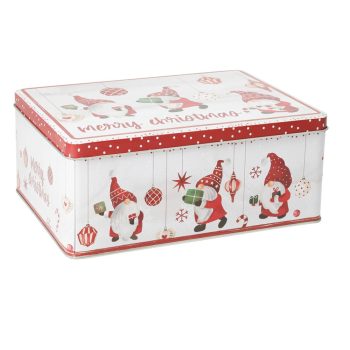 Doboz karácsonyi mintával M9x22x16cm