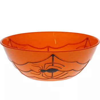 Pók mintás műanyag édességtál D27xM9cm
