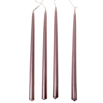Metál ceruza gyertya 230x10mm rózsaszín 8db/csom (db ár)