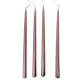 Metál ceruza gyertya 230x10mm rózsaszín 8db/csom (db ár)