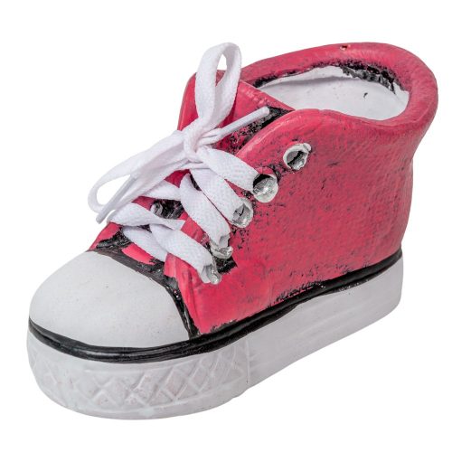 Tornacipő kaspó ker. rózsaszín M9x15cm