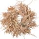 Selyemvirág koszorú beige 30cm
